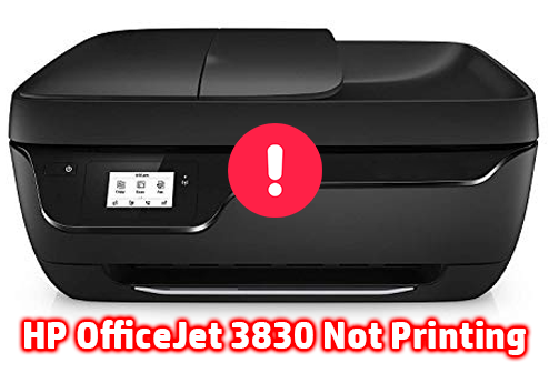 HP OfficeJet 3830 Not Printing