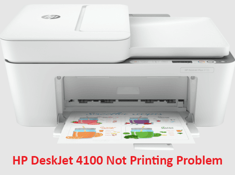 HP DeskJet 4100 Not Printing Problem