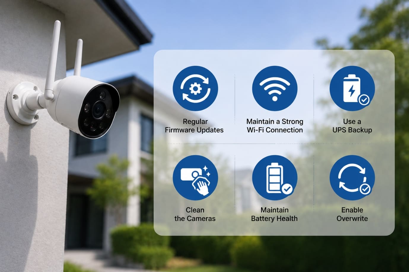 Prevent Your Wireless Security Camera System from Recording Problems