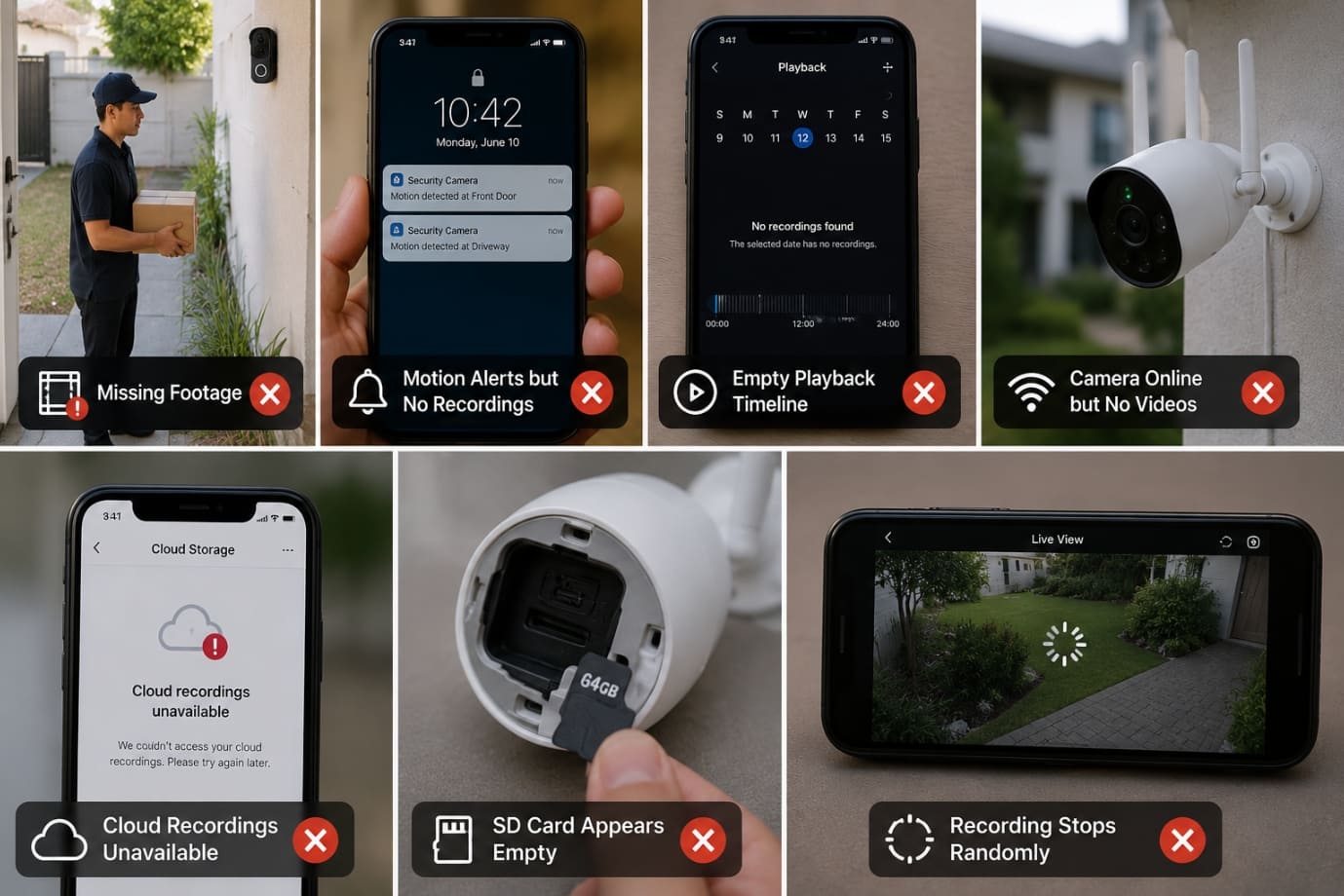 Signs Your Wireless Security Camera System Is Not Recording