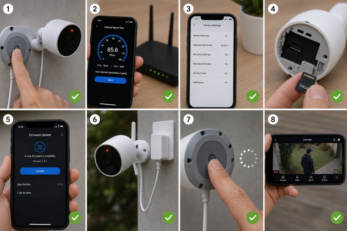 Step-by-Step Troubleshooting for Wireless Security Camera System Not Recording Issue